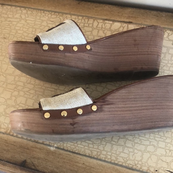 Tory Burch Ines Wedges size 9.5 - Picture 2 of 12